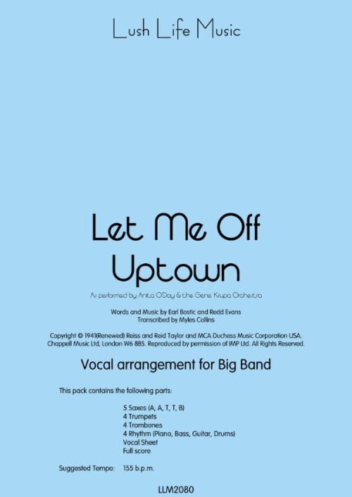 LET ME OFF UPTOWN (O'Day) (Vocal)